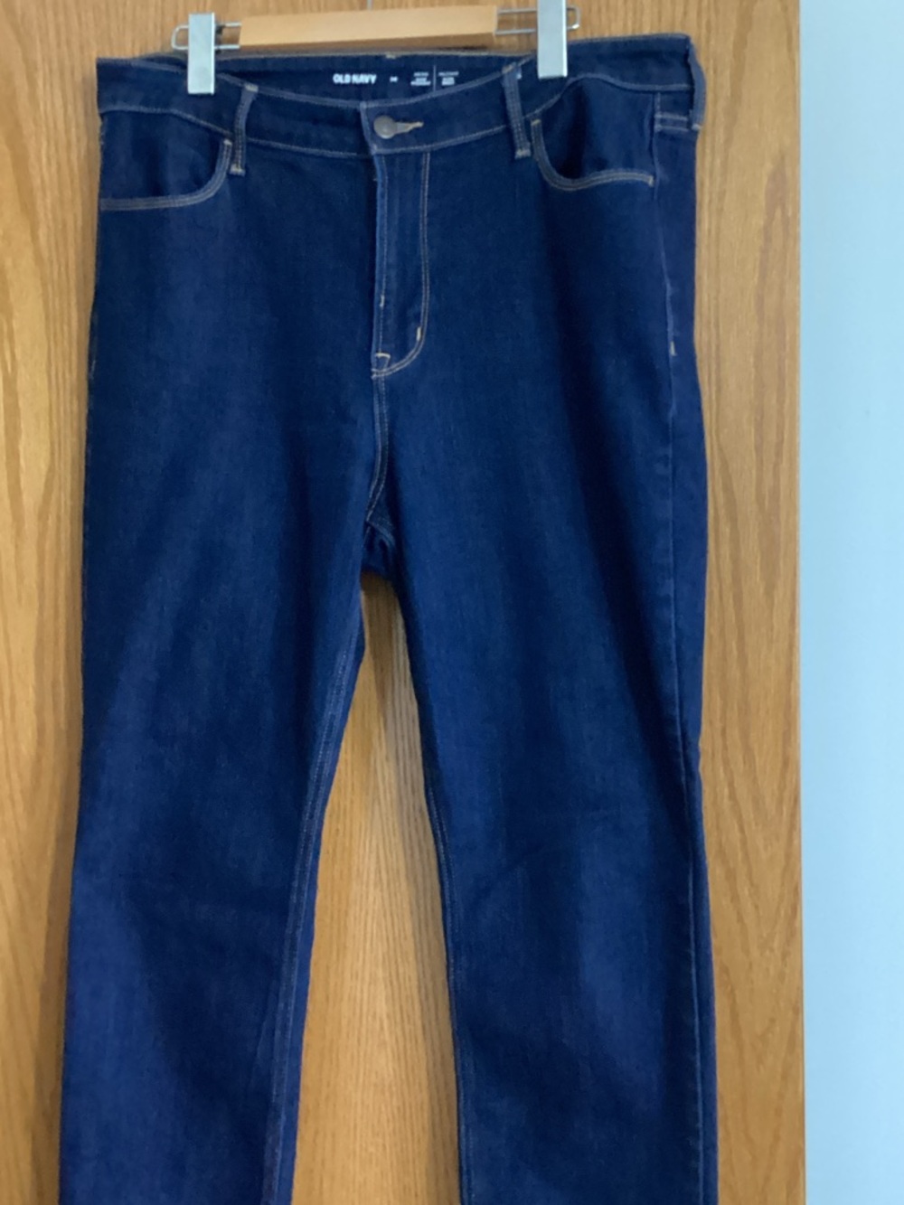 Old Navy Womens Indigo Straight-Leg Jeans